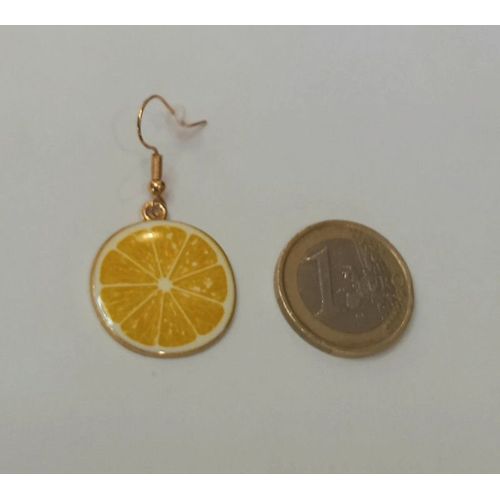 Boucles D'oreilles Citron Fruit