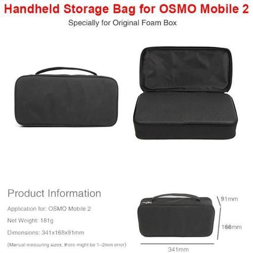 Sac Noir Valise De Stockage Case Cover Carry Pour Dji Osmo Mobile 2 Accessoires Fkt18-Générique