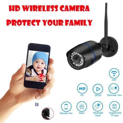 Webcam HD720P Security Home Wireless WIFI IP Outdoor IR Night Vision Motion Camera EU FKT20