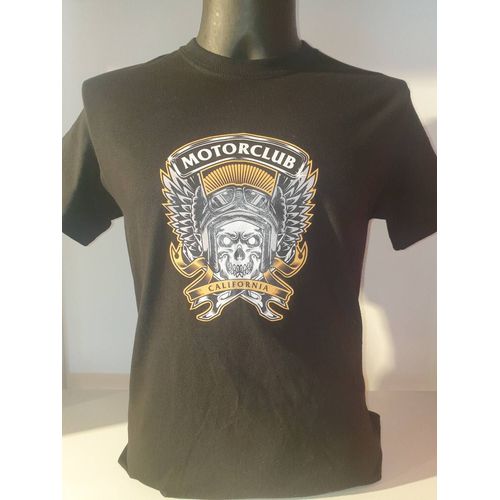T Shirt Tête De Mort Biker Taille M