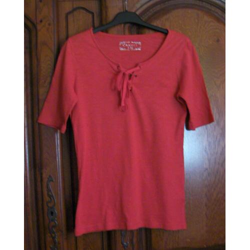 Tee-Shirt Rouge Caroll - Taille 36