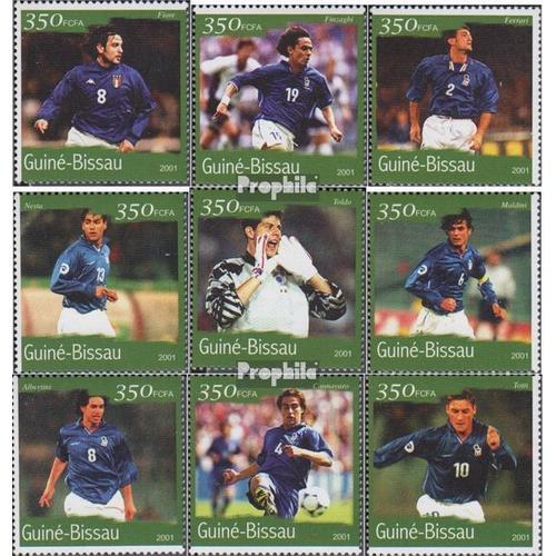 Guinée-Bissau 1379-1387 Neuf Avec Gomme Originale 2001 Football-Wm 2002