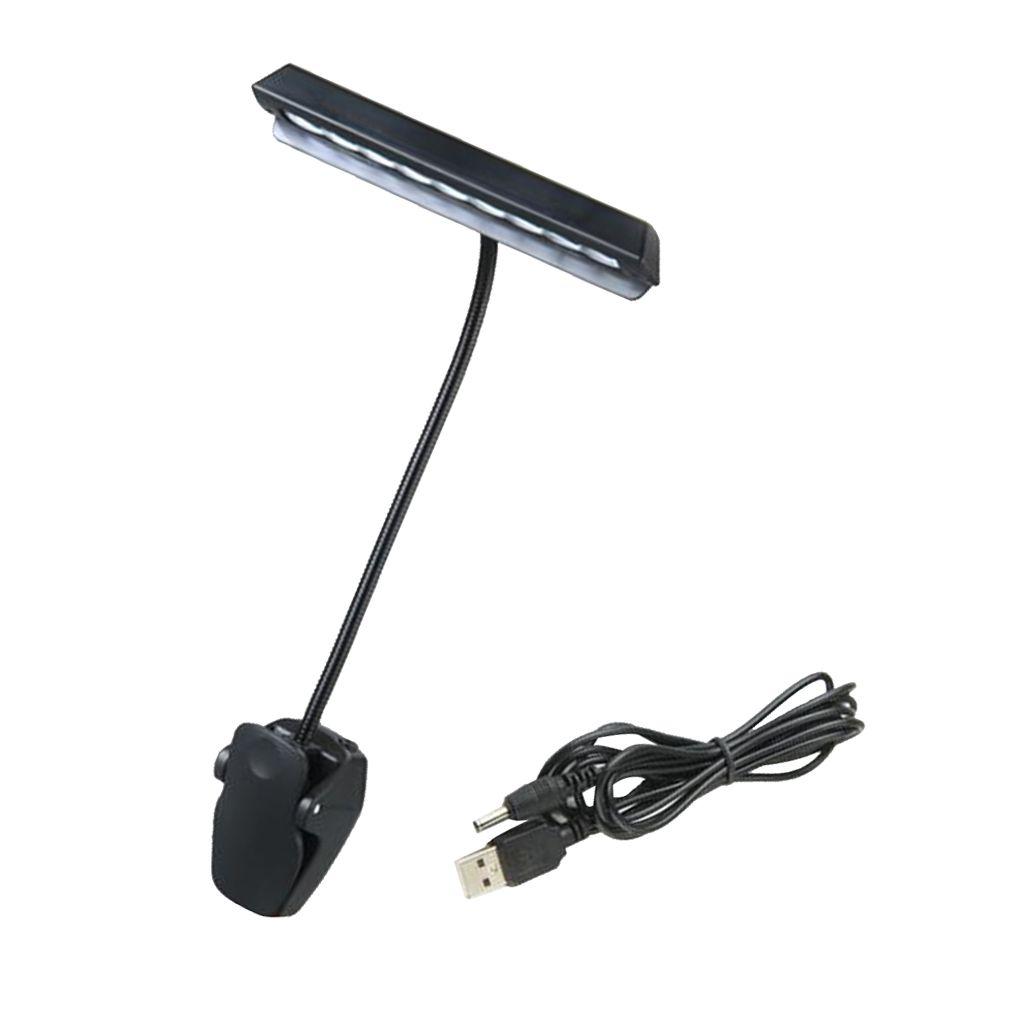 Batterie Rechargeable Lampe USB Clip-On Orchestra Pupitre Musique  Rechargeable Lumière