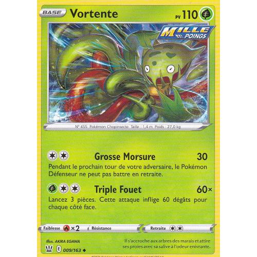 Carte Pokemon - Vortente - 009/163 - Épée Et Bouclier 5 - Styles De Combat - Eb5 - Vf