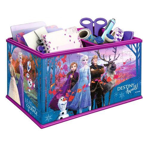 Puzzle Puzzle 3d Boite De Rangement - Disney La Reine Des Neiges 2