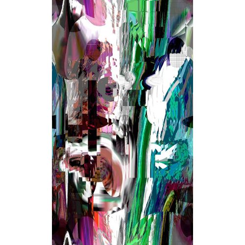 Homemania Tapis Imprimé Colored Smoke 1 - Résumé - Décoration De Maison - Antidérapants - Pour Salon, Séjour, Chambre À Coucher - Multicolore En Polyester, Coton, 60 X 100 Cm