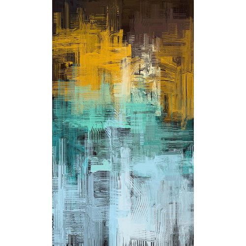 Homemania Tapis Imprimé Painting 1 - Résumé - Décoration De Maison - Antidérapants - Pour Salon, Séjour, Chambre À Coucher - Multicolore En Polyester, Coton, 60 X 100 Cm