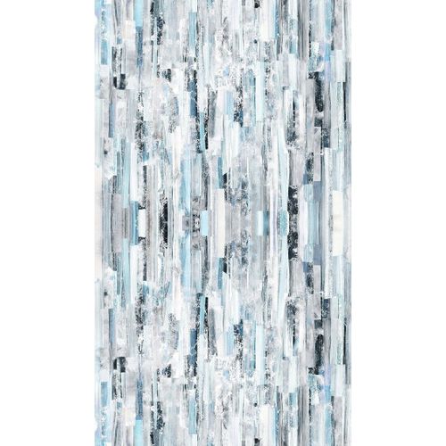 Homemania Tapis Imprimé Blue Wood 1 - Géométrique - Décoration De Maison - Antidérapant - Pour Salon, Séjour, Chambre À Coucher - Multicolore En Polyester, Coton, 60 X 100 Cm