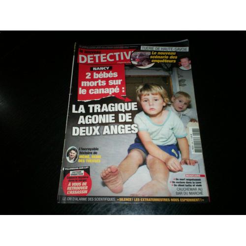 Le Nouveau Détective N°1566 Nancy 2 Bébés Morts Sur Le Canapé