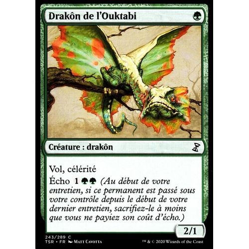 Drakôn De L' Ouktabi - Mtg - Spirale Temporelle Remastered - C - 243/289