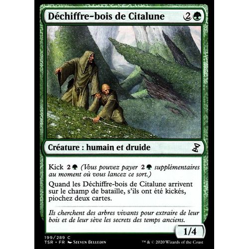 Déchiffre-Bois De Citalune - Mtg - Spirale Temporelle Remastered - C - 199/289