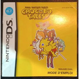 Chocobo Tales Final Fantasy Fables - Notice - Nintendo Ds