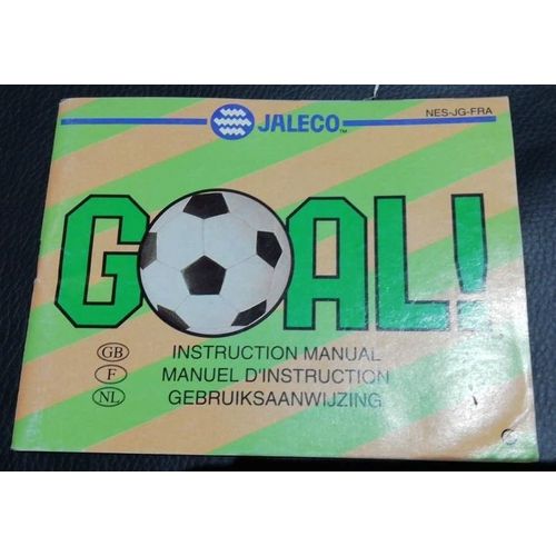 Goal - Notice Officielle - Nintendo Nes