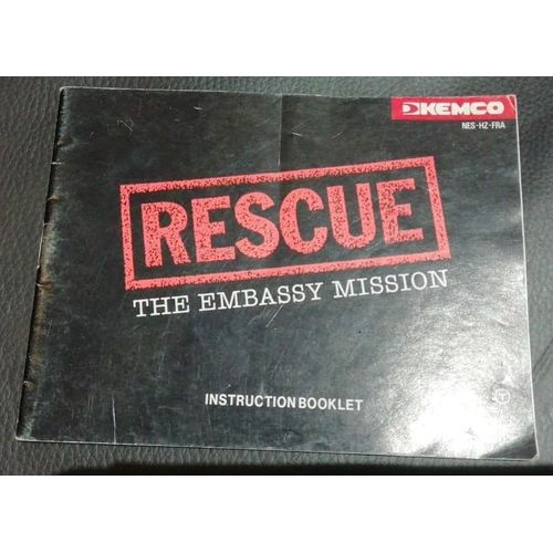 Rescue - Notice Officielle - Nintendo Nes