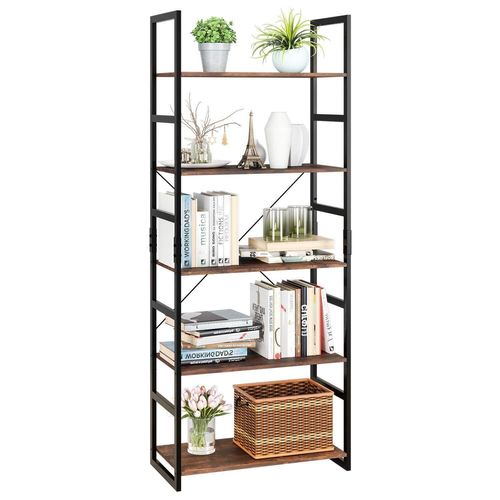 Étagère Sur Pied, Bibliothèque, Étagère De Rangement, Étagère Pour Plantes, Métal