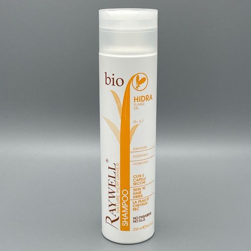 Raywell Bionature Shampooing, L'hydratation De La Peau Et Des Cheveux Secs - Hydra Shampooing Pour Cuir Chevelu Sec Et Cheveux Crépus 250 Ml - Professionnel 