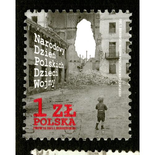 Timbre Oblitéré Polska, Narodowy Dzien Polskich Dzieci Wojny, 2023, 1 Zl