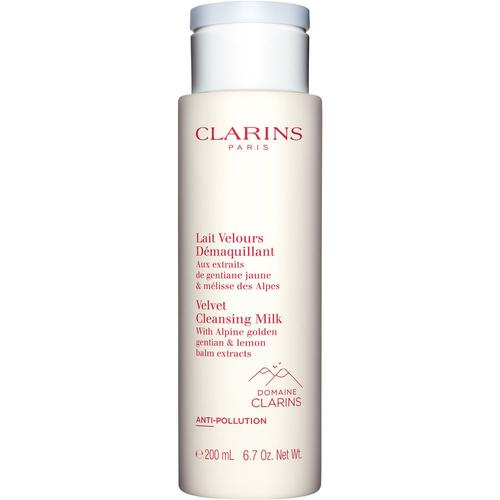 Lait Velours Démaquillant Aux Extraitsde Gentiane Jaune & Mélisse Des Alpes - Clarins - Lait Démaquillant 