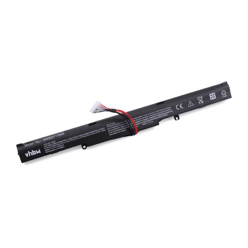 vhbw Batterie remplace Asus A41-X550E, 0B110-00220000, 0B110-00220100, 0B110-00220200, 0B110-00220300 pour laptop (2600mAh, 14,4V, Li-Ion)