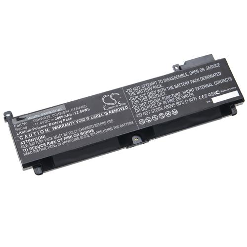 vhbw Batterie compatible avec Lenovo ThinkPad T470s 20HF0022, T470s 20HF0023, T470s 20HF0024 laptop (2000mAh, 11,4V, Li-polymère)