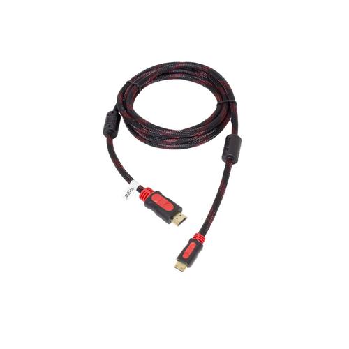 vhbw Câble HDMI compatible avec Sony Alpha SLT-A77 - Tressé, 1,5 m