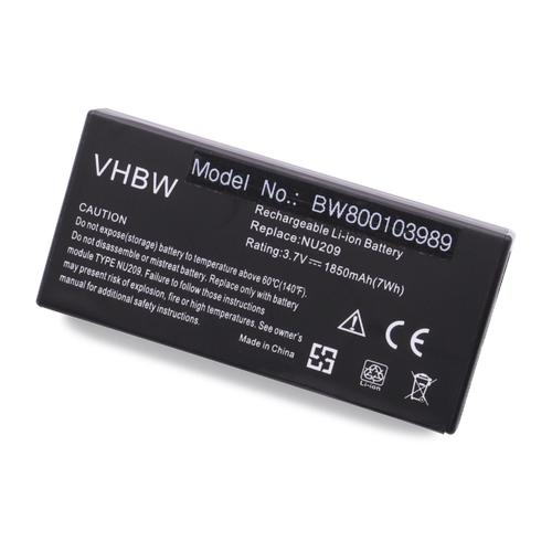 vhbw batterie compatible avec Dell Poweredge 1900, E2K-UCP-61(B), NU209, Perc 5i, PERC5I, 1950, 2900, 2950 laptop (1850mAh, 3,7V, Li-Ion)