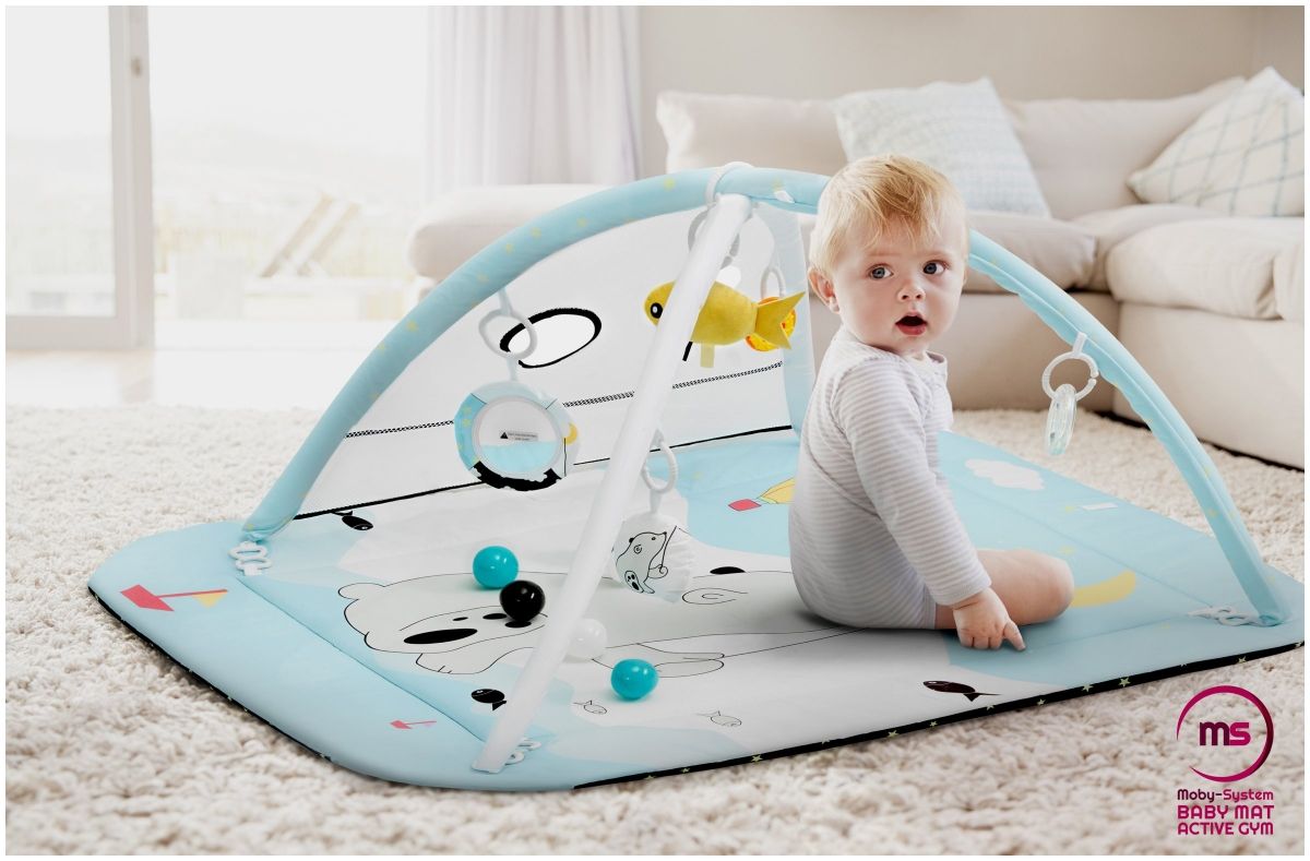 Moby System Tapis D Eveil Developpement Sensoriel Pour Bebe Parc Bebe Avec Accessoires Anneaux De Dentition Jouets Balles Rakuten