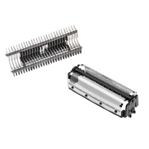 vhbw Set de 2x pièces de rechange compatible avec Remington DA307, DA325 rasoir électrique - Grille + couteaux, noir / argent