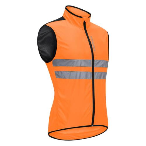 Leger Respirant Mesh Gilet Reflechissant Haute Visibilite Gilet De