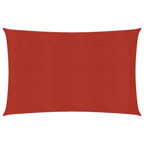 Vidaxl Voile D'ombrage 160 G/M² Rouge 3,5x5 M Pehd