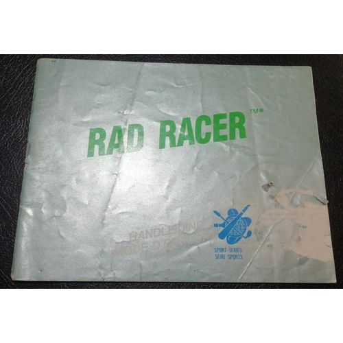 Rad Racer - Notice Officielle - Nintendo Nes