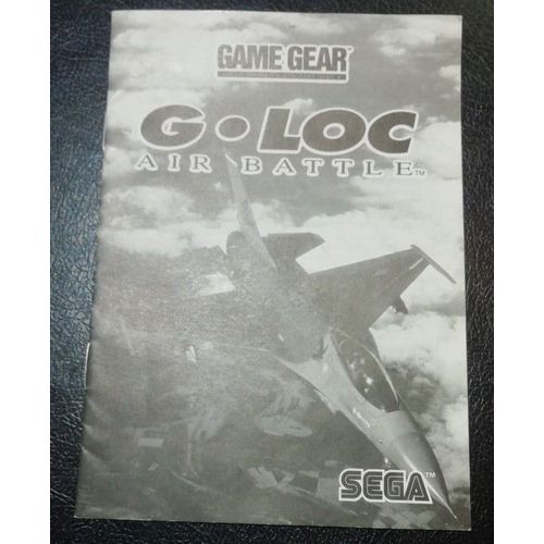 G Loc - Notice Officielle - Sega Game Gear