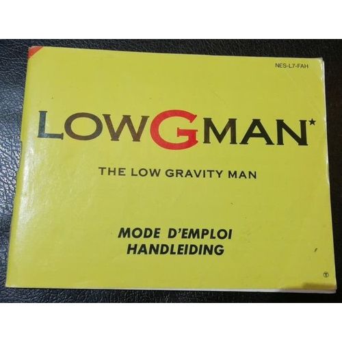 Low G Man - Notice Officielle - Nintendo Nes