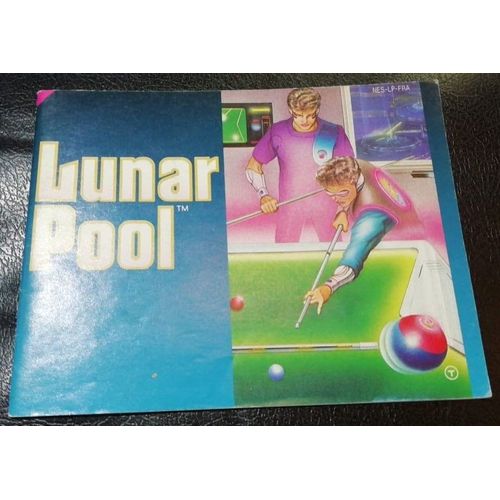 Lunar Pool - Notice Officielle - Nintendo Nes