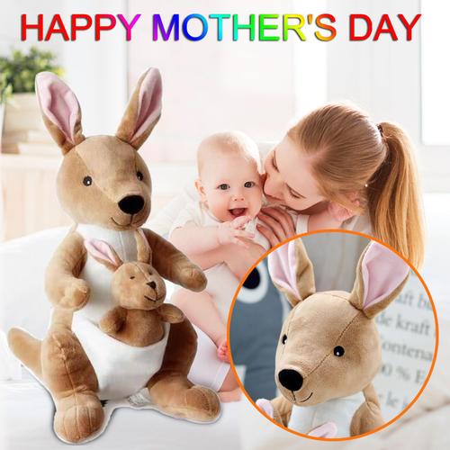 Kan Garoo Jouet En Peluche Doux Detachable Pour Maman Et Bebe Animaux 15 Pouces Rakuten