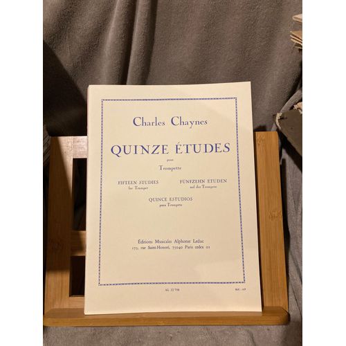 Charles Chaynes Quinze Études Pour Trompette Partition Éditions Leduc