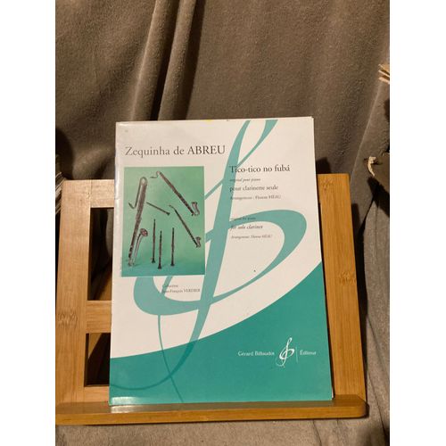 Zequinha De Abreu Tico-Tico No Fuba Partition Pour Clarinette Seule Editions Billaudot