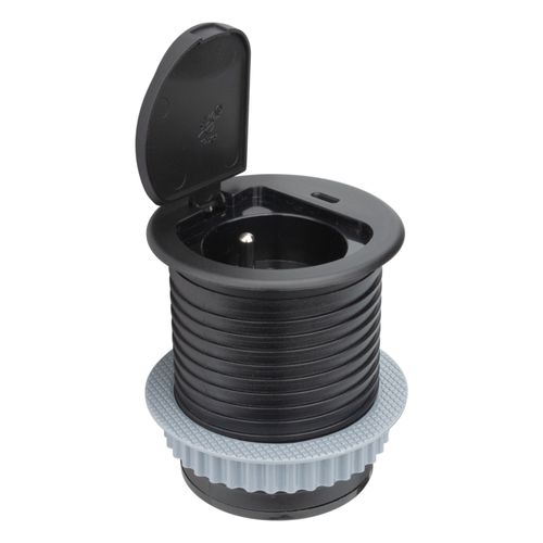 Bloc prise encastrable + clapet + port USB-C - Otio