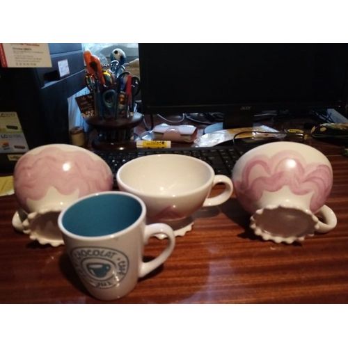 Lot 3 Jolie Bols Avec Motifs Différents Plus Offert Une Tasse Chocolat