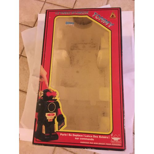 Tommy Le Robot Atomique Boite Vide Avec Insert Rangement