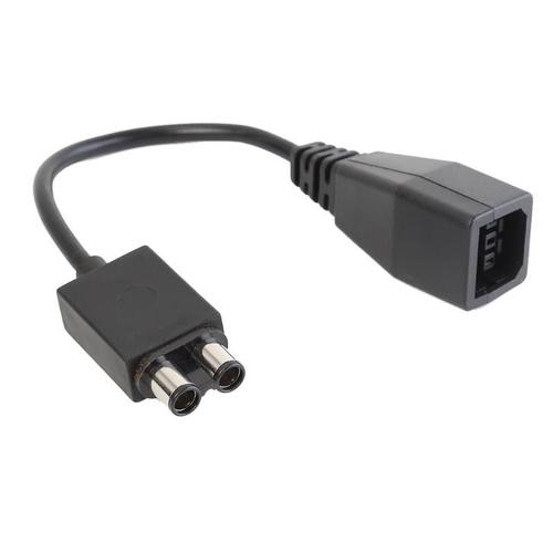 1pc Pour Microsoft Xbox 360 À Xbox Slim/One/E Adaptateur Secteur Convertisseur De Câble Accessoire De Jeu Câble D'alimentation Câble De Transfert Adaptateur - For Xbox One - Dlx0308a01118