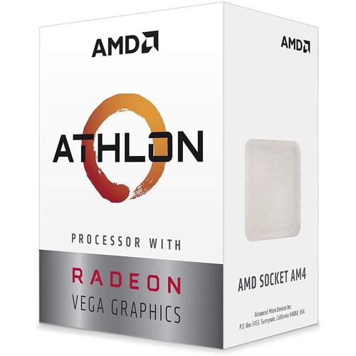 AMD Athlon 3000G - 3.5 GHz - 2 curs - 4 filetages - 4 Mo cache - Socket AM4 - OEM