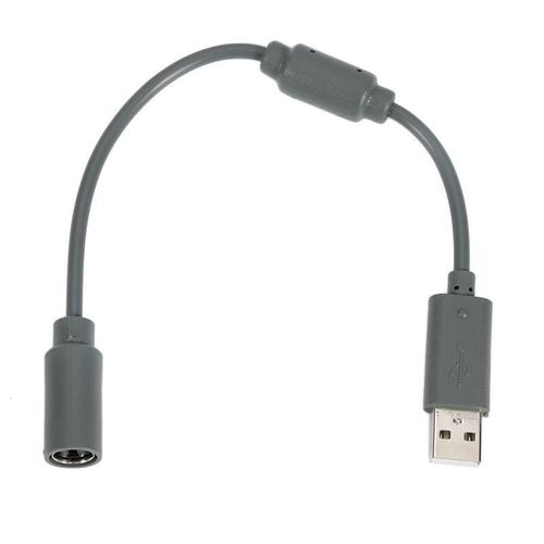 1 Pièces Contrôleur Filaire Manette Pour Microsoft Xbox 360 Usb Câble D'extension De Rupture Vers Pc Convertisseur Adaptateur Cordon Avec N'importe Quel Jeu De Pc - Grey - Sjx0309b00660