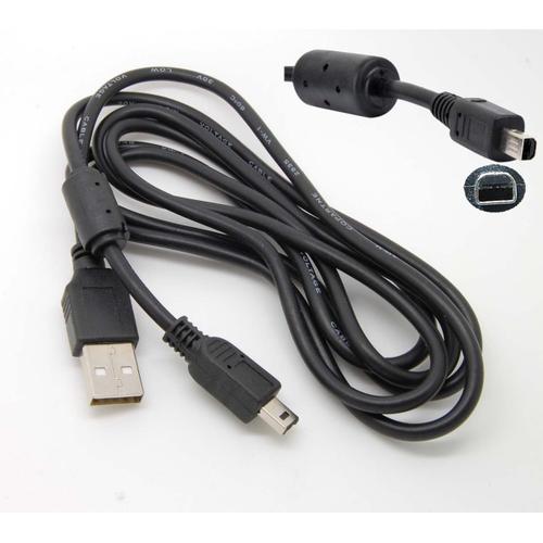 Câble de données USB Mini 4 broches, pour appareil photo Kodak Easyshare X6490 DX7440 DX7590 DX7630 CX7220 CX7300 CX7310 CX7330 CX7430 CX7525 CX7530 - SJX0309B01551