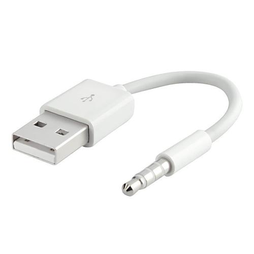 Câble de chargeur USB pour Apple iPod Shuffle 2 génération 3.5mm, câble de synchronisation de données - White - SJX0309B01697