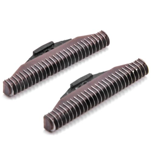 vhbw 2x bloc-couteaux compatible avec Payer 39, 39.25, 9325, 9727, T48, T48.1, T48.2, T50.1, T60.1, T60.3 rasoir, noir / argent