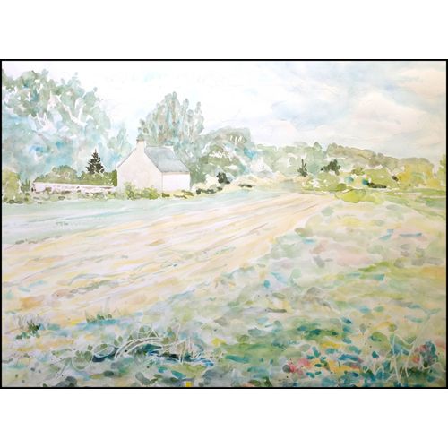 Plouhinec Le Vieux Passage - Aquarelle Originale