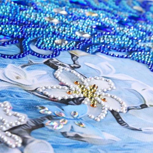 Rameng A Diamond Painting Strass Complet 5D Peinture en Diamant DIY Point de Croix en Résine 