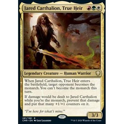 Jared Carthalion, Véritable Héritier - Commander Legends - Jared Carthalion, True Heir - R - Magic Mtg - Foil / Premium