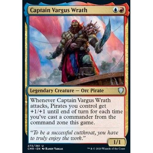 Capitaine Vargus Rage - Commander Legends - Captain Vargus Wrath - U - Magic Mtg - Foil / Premium